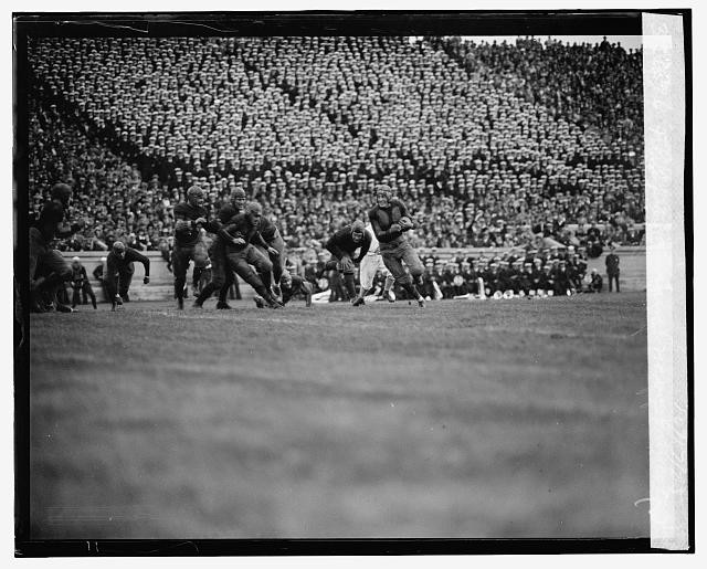 Photo:Princeton NJ Navy Football Game Flippin 1925 Crowd Stadium