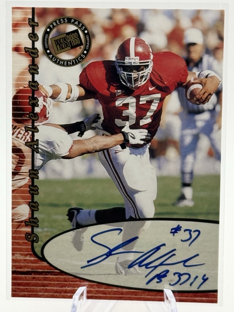 2000 Press Pass - Shaun Alexander Rookies Autographs (AU, RC)          Seahawks