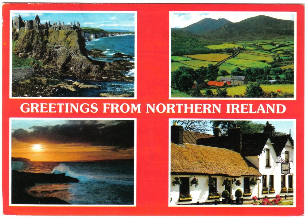 Northern Ireland Postcard Glens Of Antrim Mourne Mountains Multi View