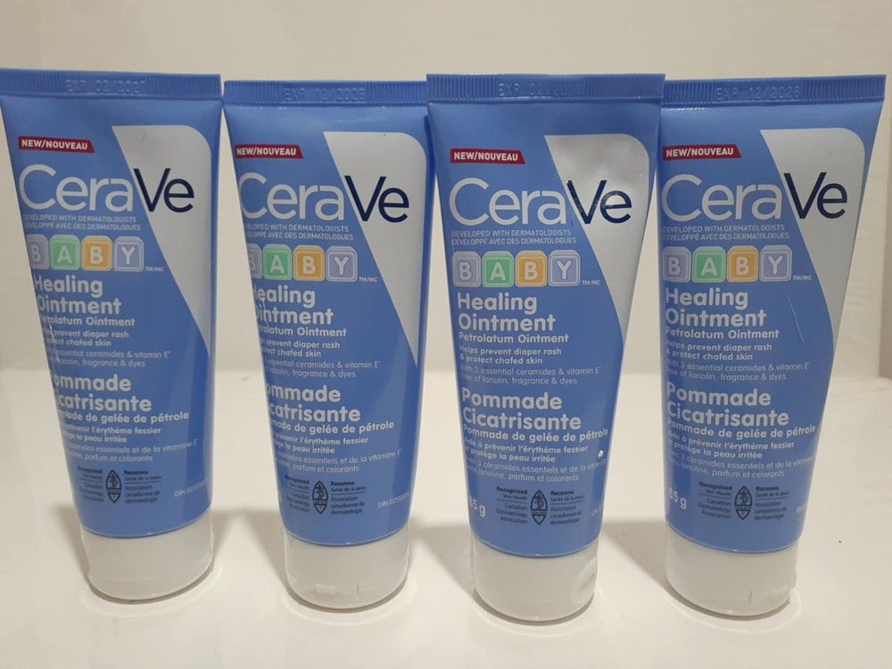 CeraVe Diaper Rash Cream Healing Ointment 4-Pack Baby Care