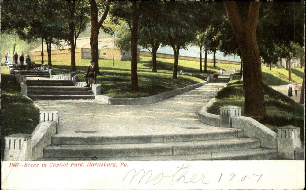 Capitol Park Harrisburg Pennsylvania PA UDB dated 1907