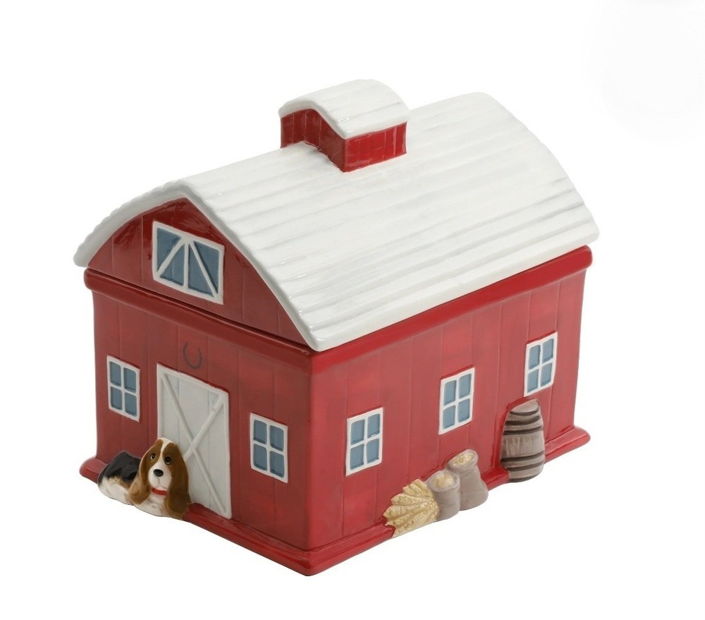 Pioneer Woman Barn Cookie Jar