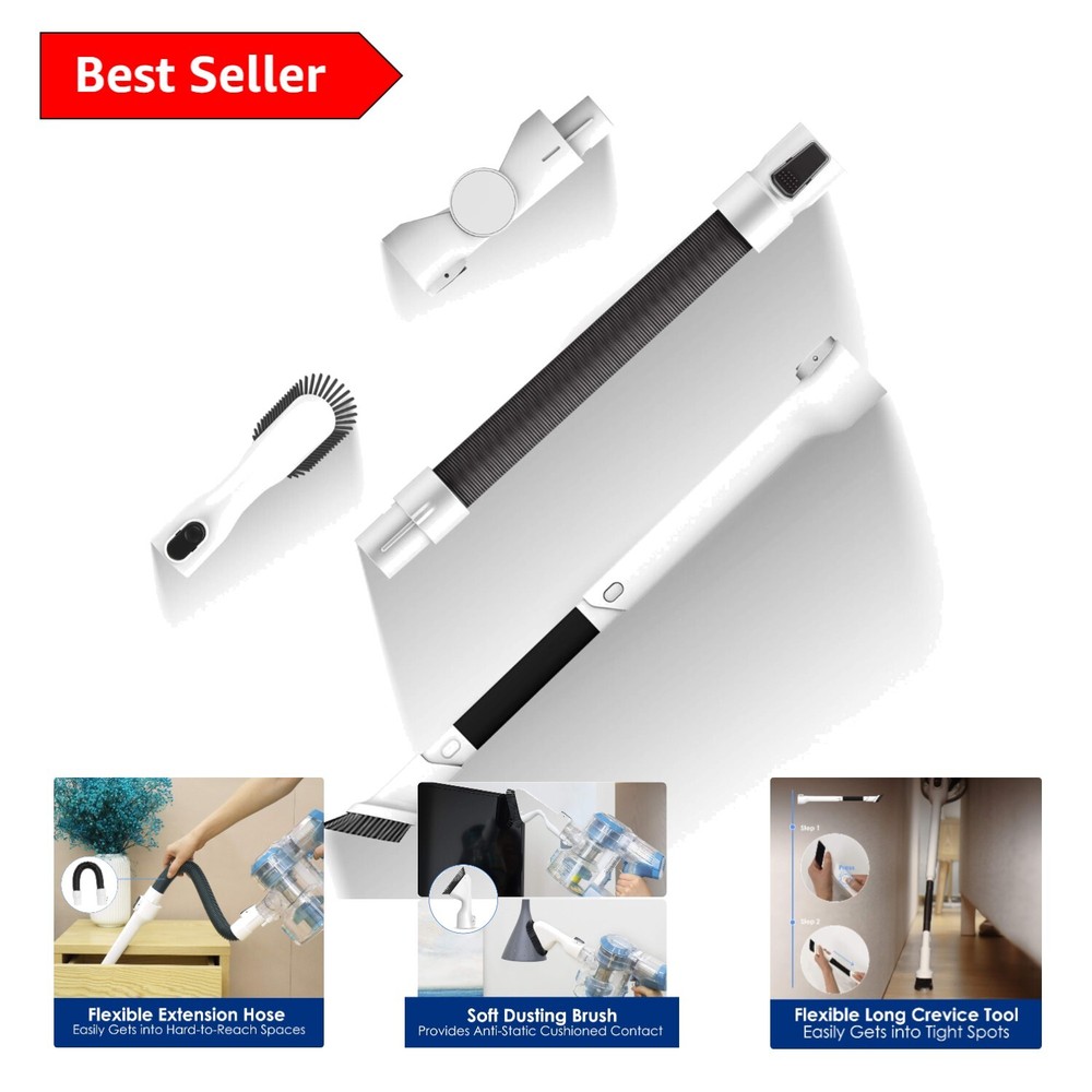 Versatile Cordless Vacuum Accessories Set - Perfect for Indoor and Car Cleaning