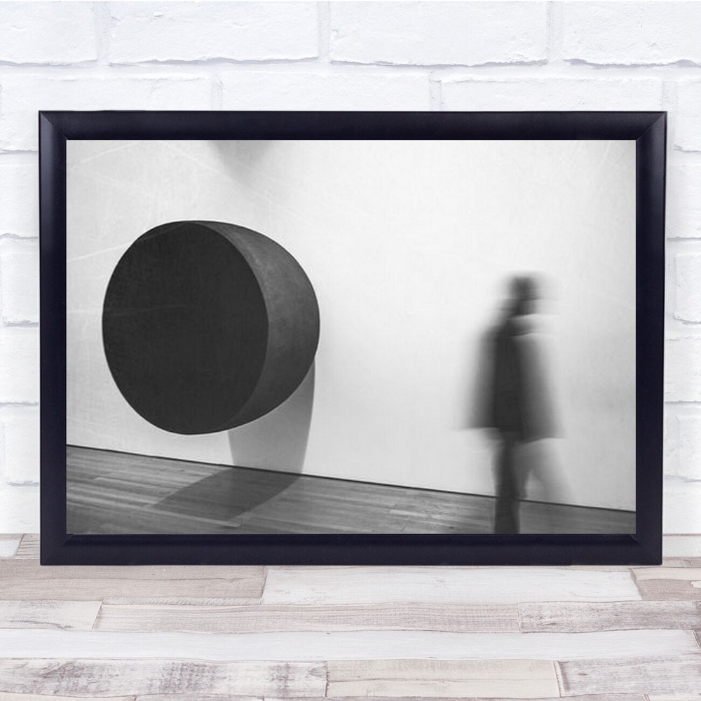 Cocoon Lisbon Cultural Collection Museum Man Ghost Blur Blurry Wall Art Print