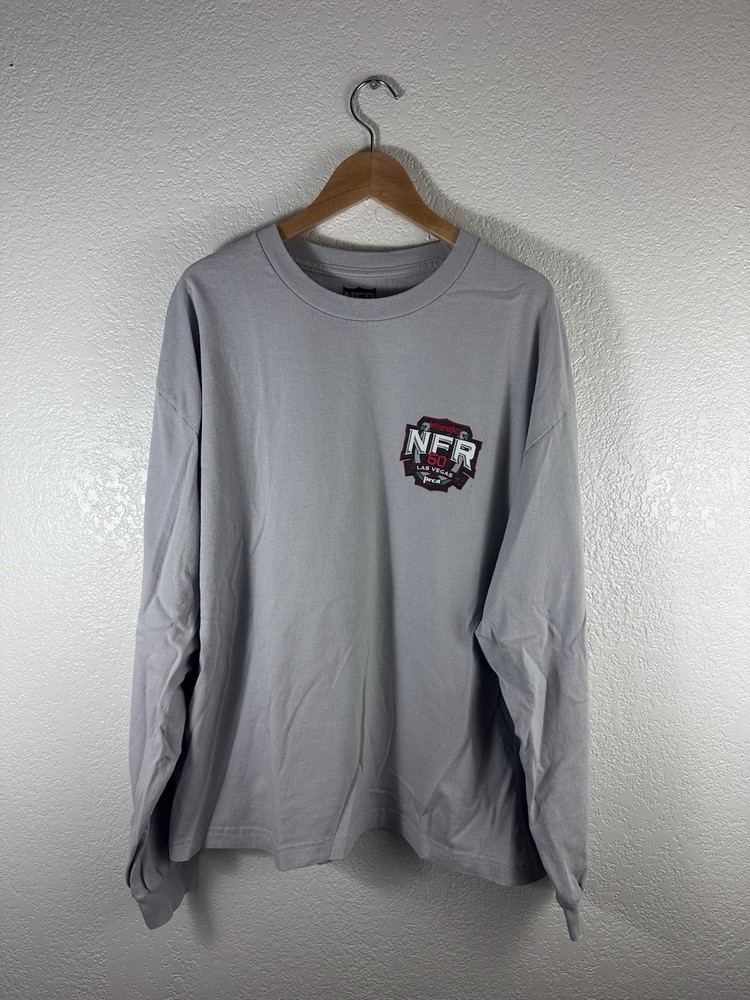 NFR Wrangler PRCA 2018 Las Vegas 60th Anniversary Long Sleeve T-Shirt