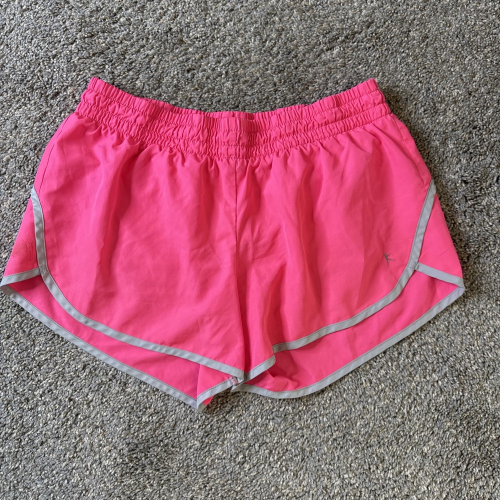 Danskin Now Women’s Running Shorts Built In Underwear Pink Size L 12-14