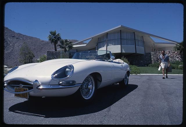 Photo:Palm Springs California Robert Alexander Jaguar Sports Car 1962
