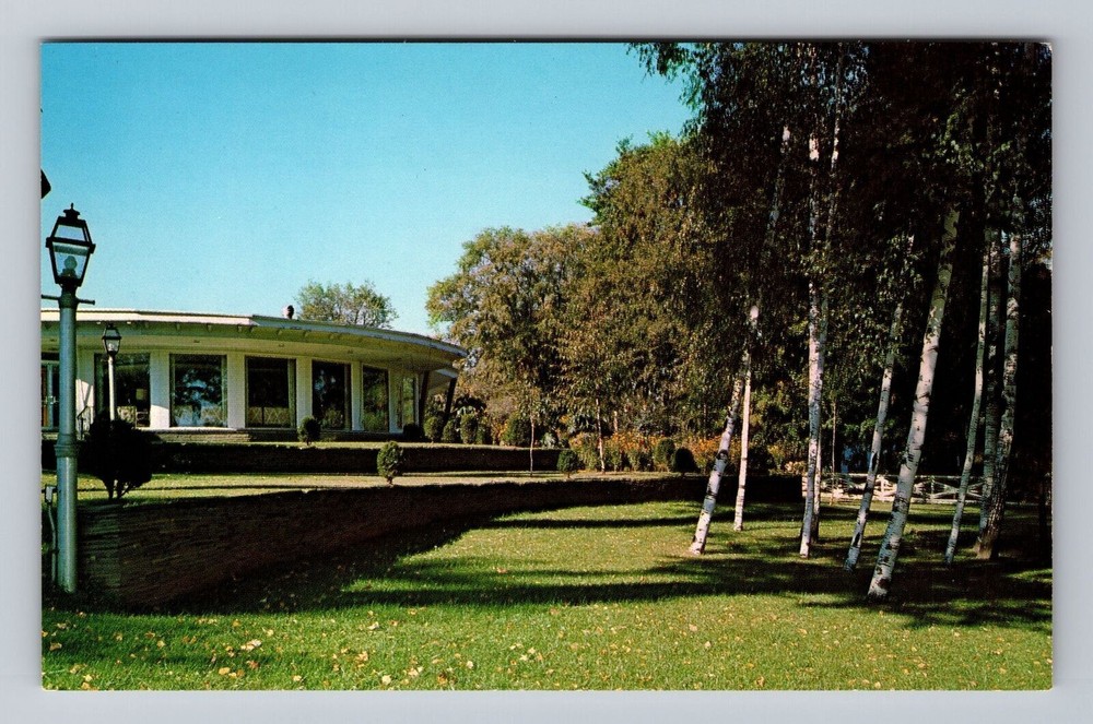 Oriskany NY-New York White Birches Trinkaus Manor Battlefield Vintage Postcard