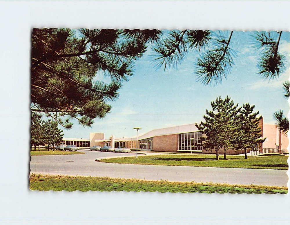 Postcard Oscoda Area High School Oscoda Michigan USA