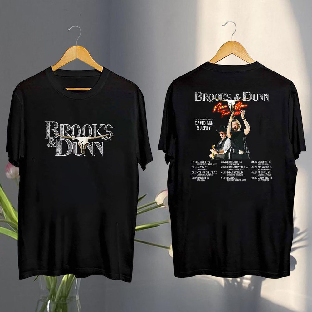 2025 Brooks and Dunn Neon Moon Tour Shirt, Brooks & Dunn Merch, Brooks And Dunn