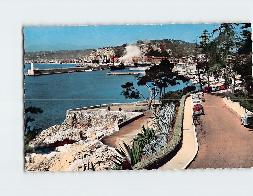 Postcard L Entree du Port Côte d Azur Nice France