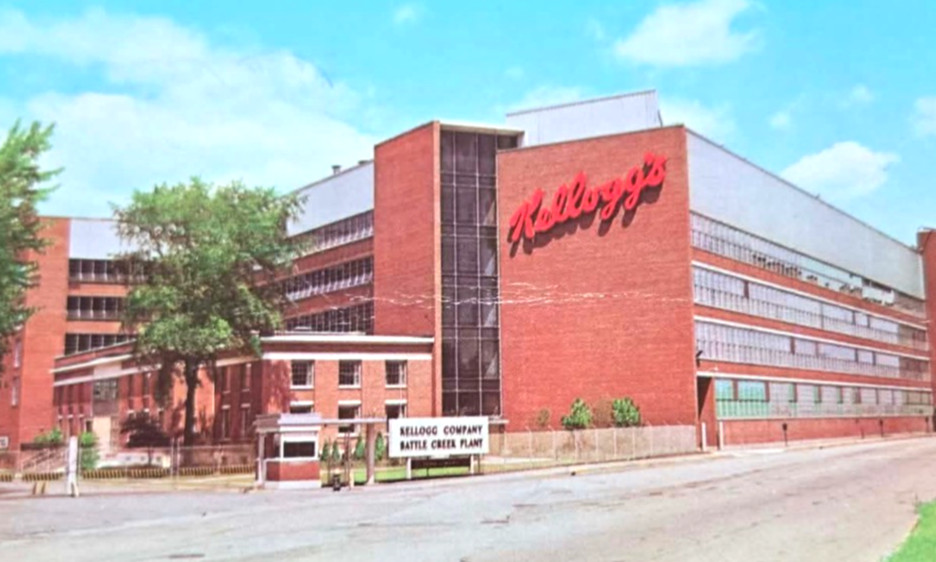 1968 Kellogg's Greatest Name in Cereal Company Battle Creek Michigan MI Postcard