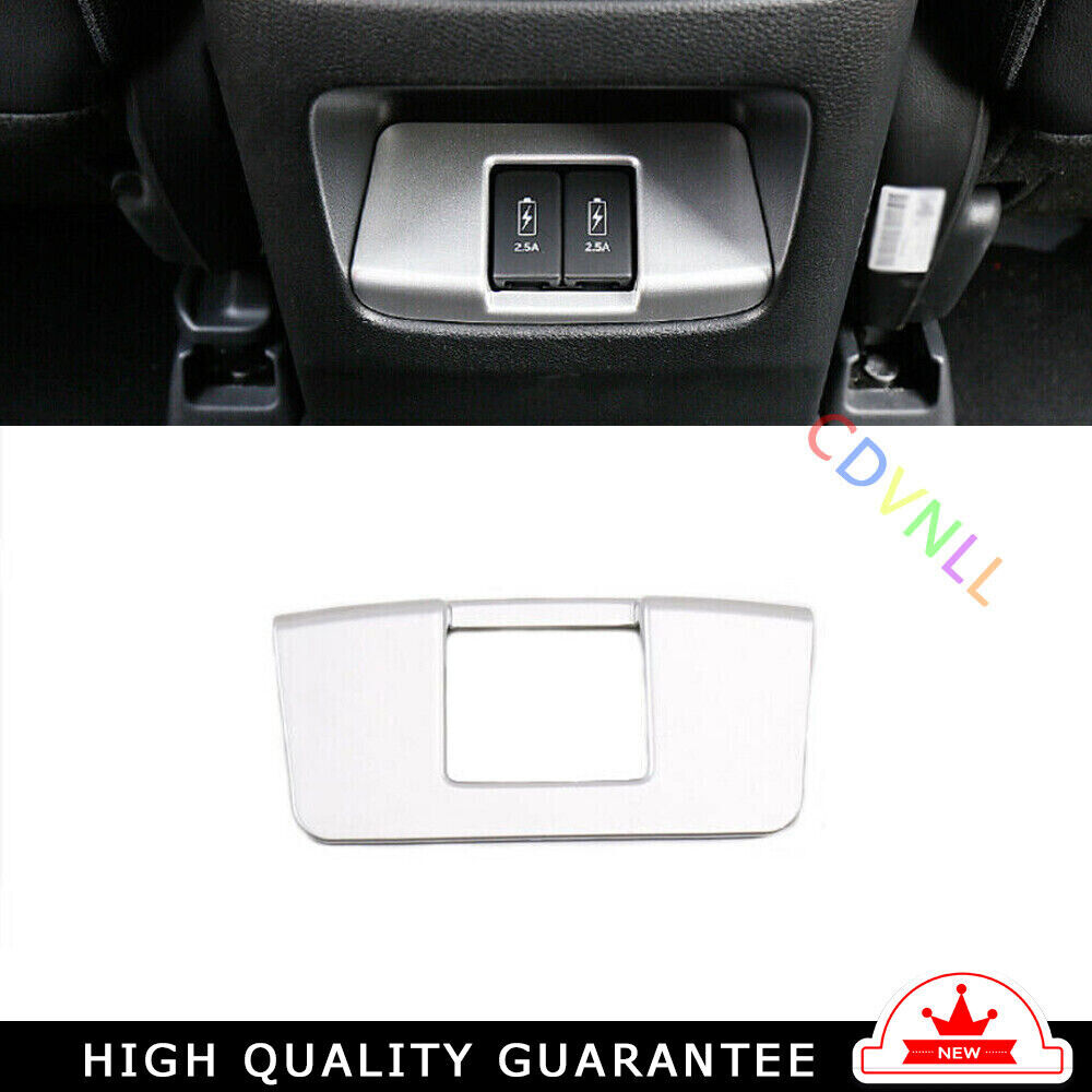 Rear USB Socket Switch Cover Trim 1PCS For Honda CRV CR~V 2017~2022 Matte Silver