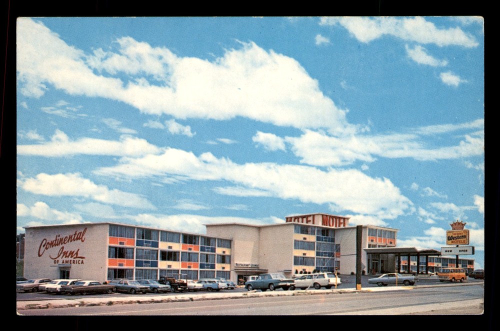 Continental Inns Of America Motel Nashville Tennessee TN Old Cars Postcard