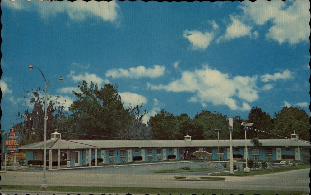 Cavalier Motel Ocala Florida vintage postcard r511
