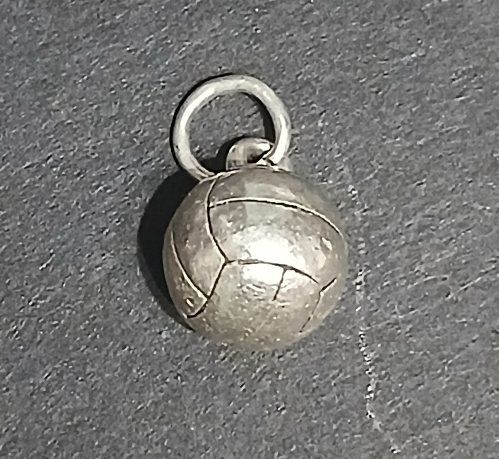 James Avery 3D Volleyball Charm 925 Sterling Silver