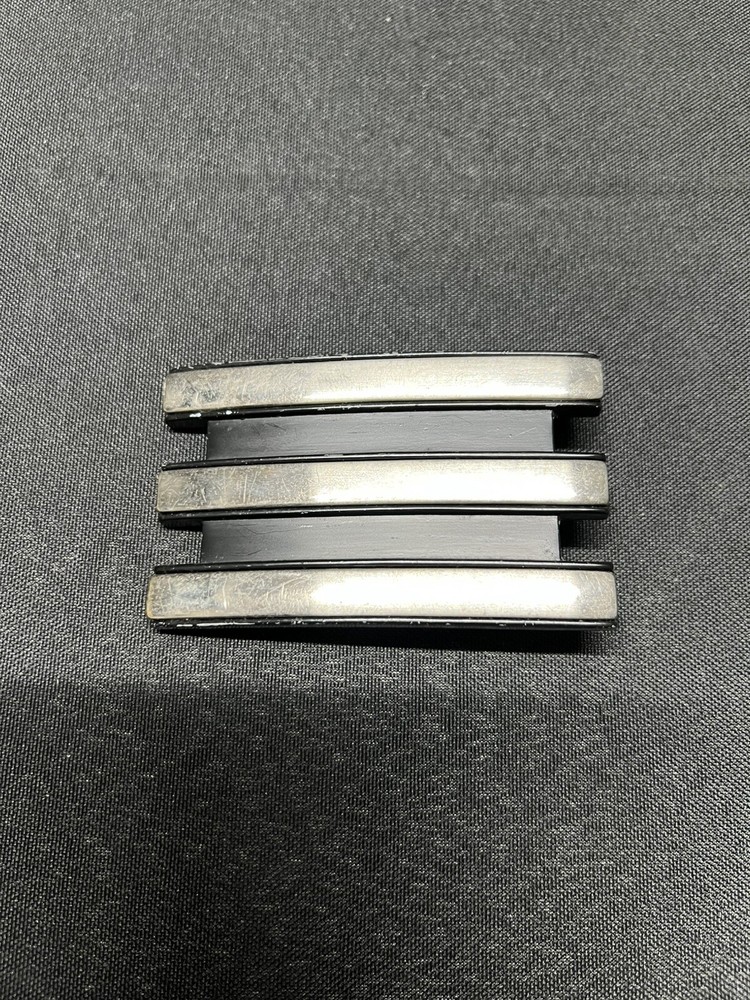 Adidas Golf Belt Buckle Trophy Silver on Black Official