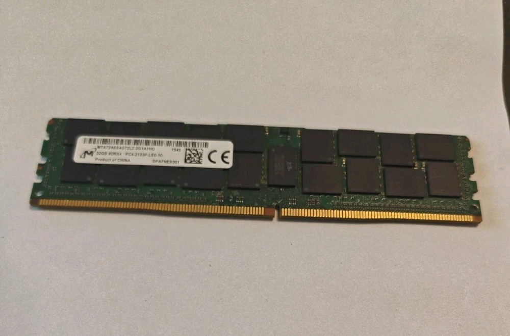 64 GB Micron DDR4 2x32GB SERVER RAM 2100