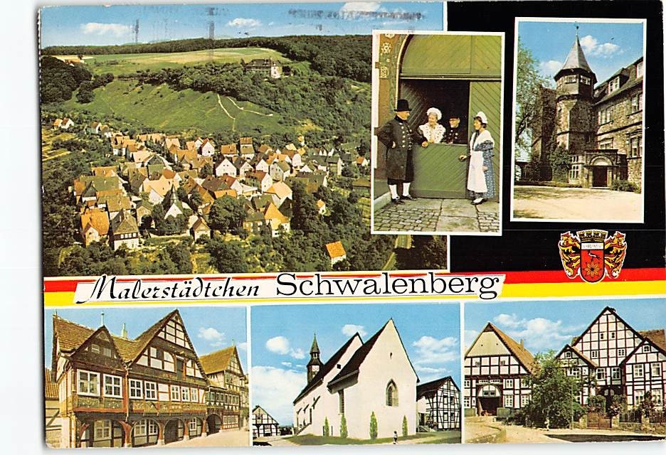 Postcard Scenes & Views Schwalenberg Germany