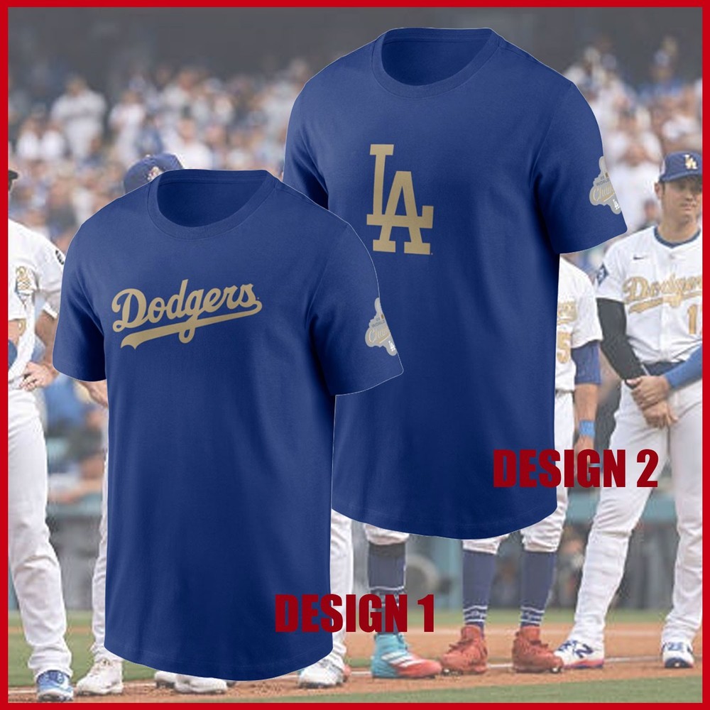 Los Angeles Dodgers Royal 2026 Gold Collection Wordmark T-Shirt Reprint Gildan
