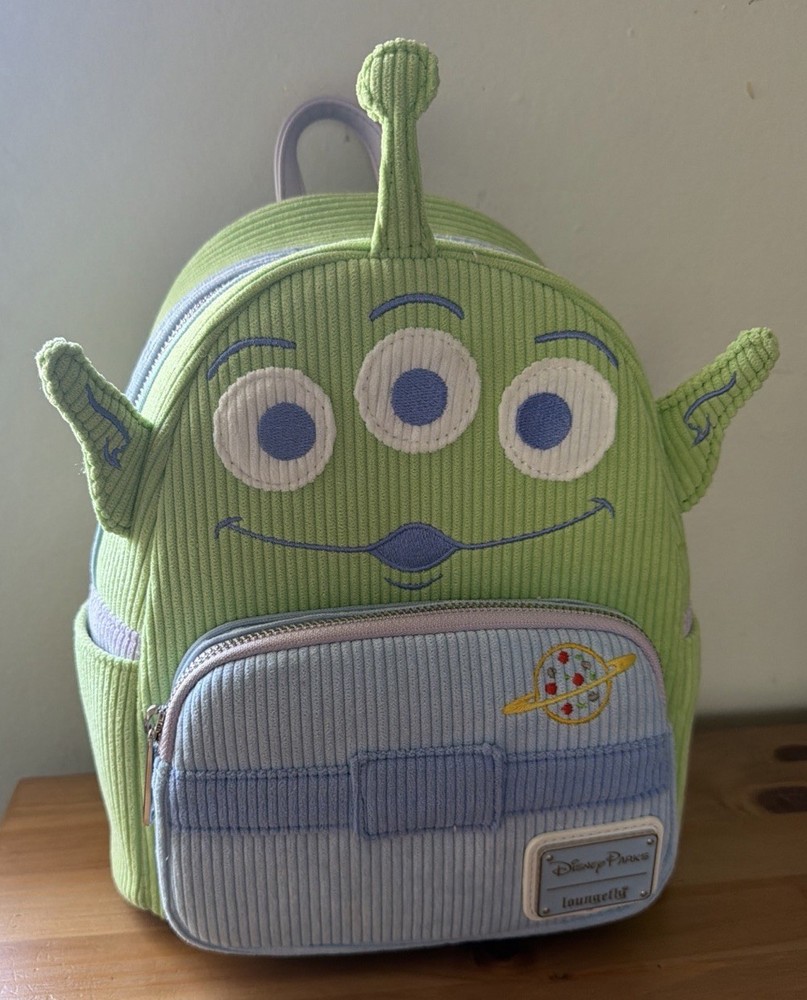 Loungefly Disney Parks Toy Story Alien Pastel Corduroy Pixar 2025 Mini Backpack