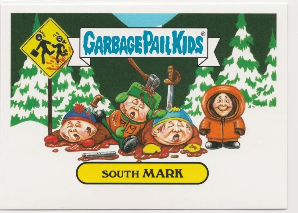 South Mark 2a Garbage Pail Kids GPK 2016 Prime Slime Trashy TV Series Card  