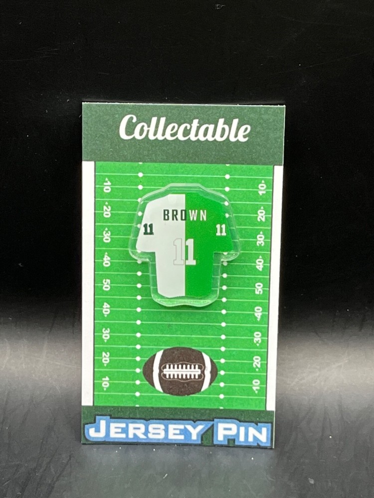 Philadelphia Eagles AJ Brown Jersey Lapel Pin - Classic Collectible Touchdown Memorabilia