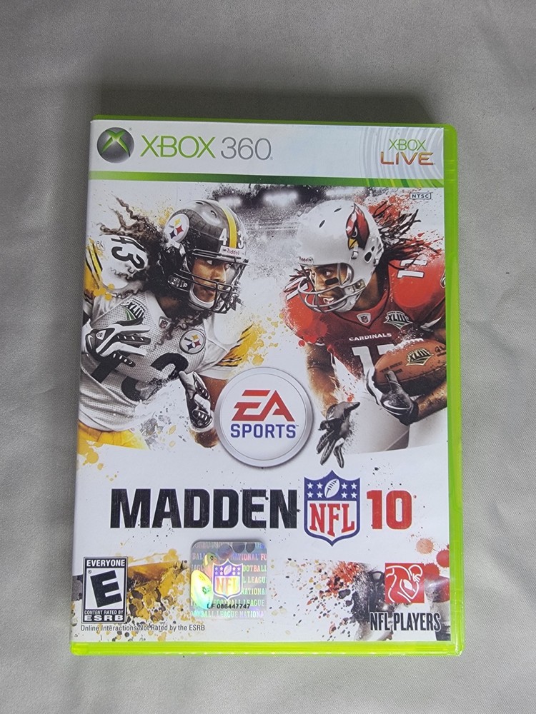 MADDEN NFL 10 Xbox 360 FREE FAST SHIPPING