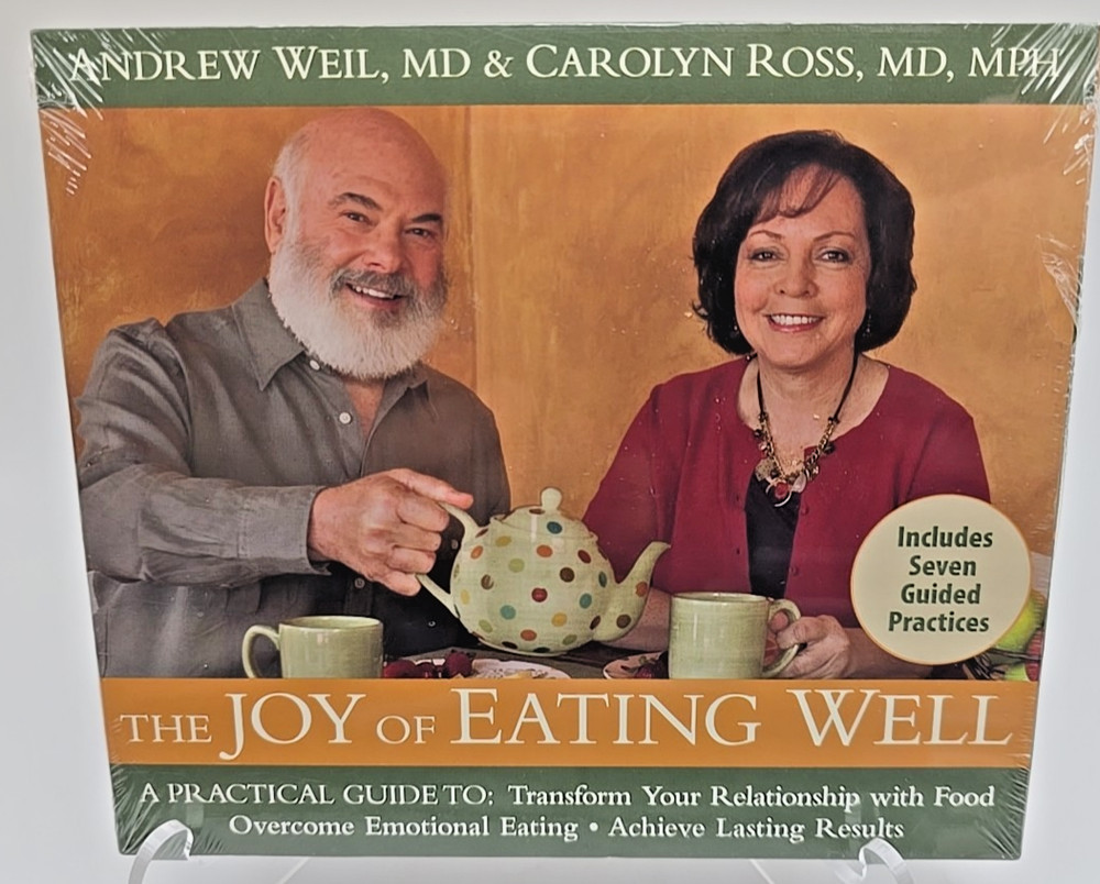 Andrew Weil & Carolyn Ross: The Joy of Eating Well (2 CD Set)  Sealed*