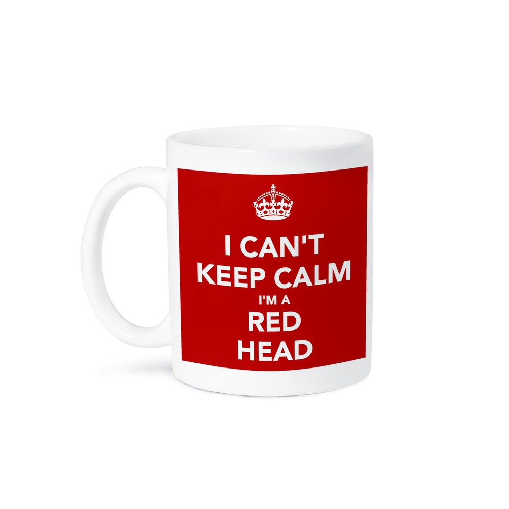 3dRose Redhead Mug - I Can't Keep Calm I'm A Red Head