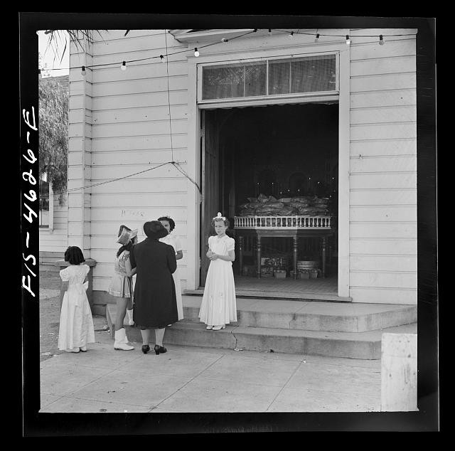 Photo:Santa Clara California 1942 Holy Ghost Day SES Hall Fiesta