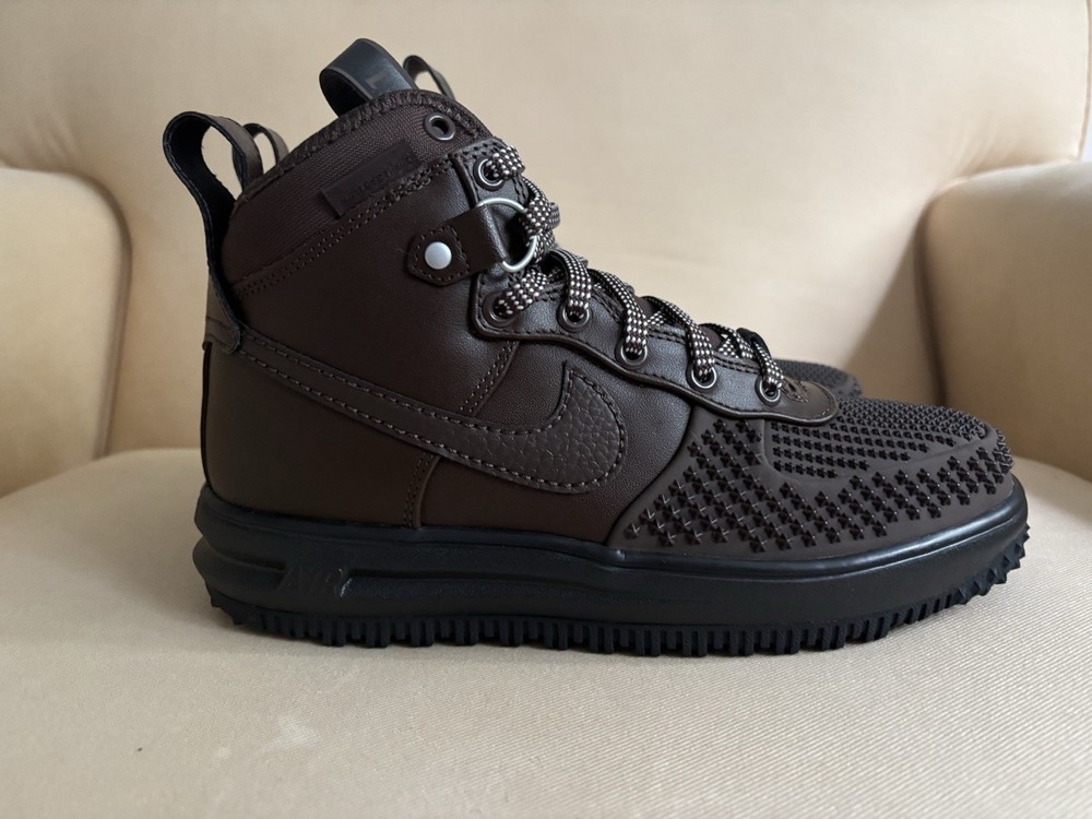 Men’s Nike Lunar Force 1 Boots Brown Size 6 Women’s 8