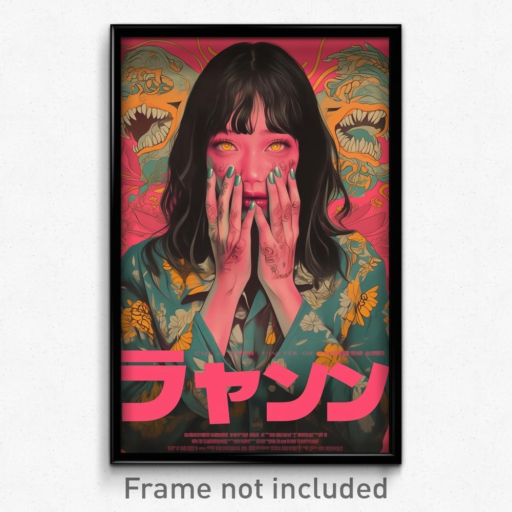 Indonesian Movie Poster Print - Pink Sleeves Girl Indifference Art