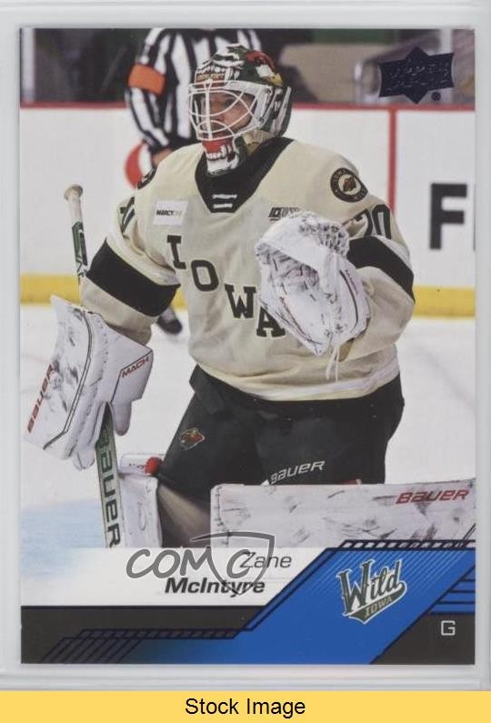 2022-23 Upper Deck AHL Blue Zane McIntyre #54 READ 0p0tFulfilled by COMC - World’s largest consignment service