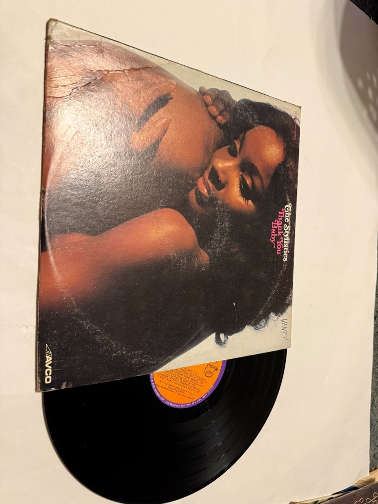 The Stylistics Thank You Baby LP Vinyl Record VG+ 1975 AVCO AV-690008-698