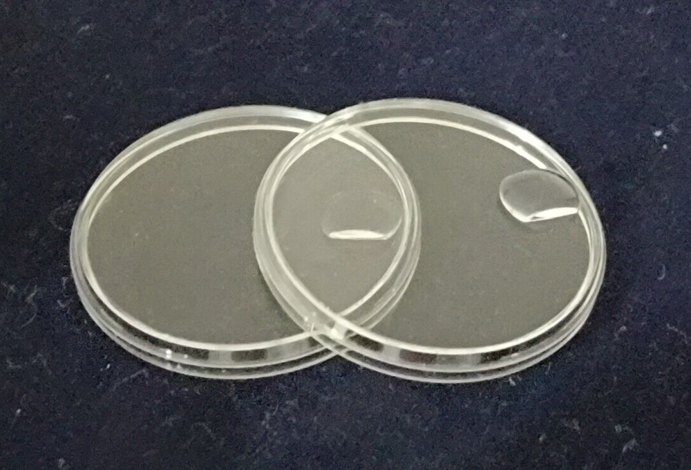 Watch Acrylic Plastic crystal & Date Lens Ricoh 2 Piece