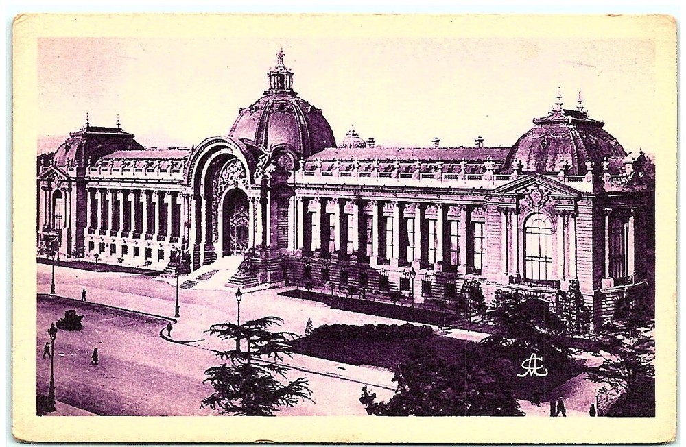 S01-9099, Paris, Le Petit Palais Des Champs Elysees, Vintage Postcard