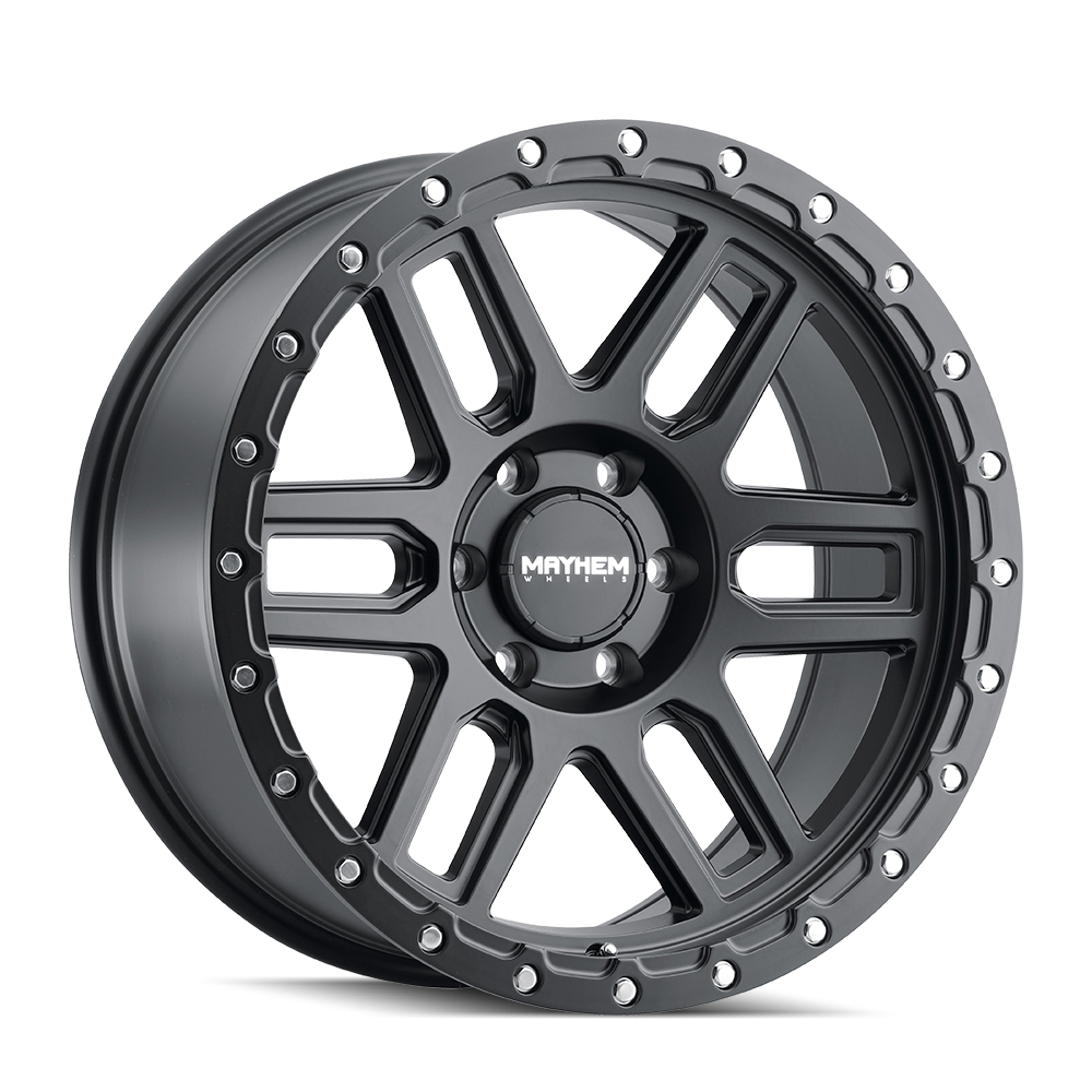 MAYHEM DELTA 8304 MATTE BLACK 20X9 6-135 0MM 87.1MM