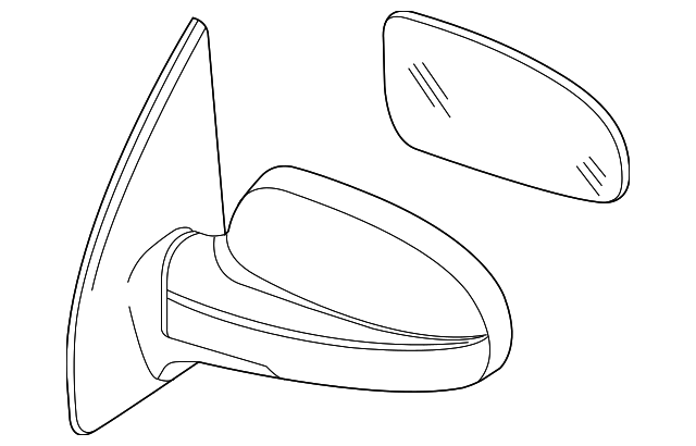 Genuine GM Mirror 96543120