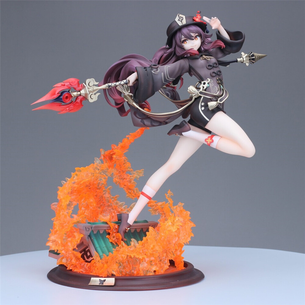Anime Hu Tao Battle Form Figure 1/7 Scale Collection Model Doll Toy 11