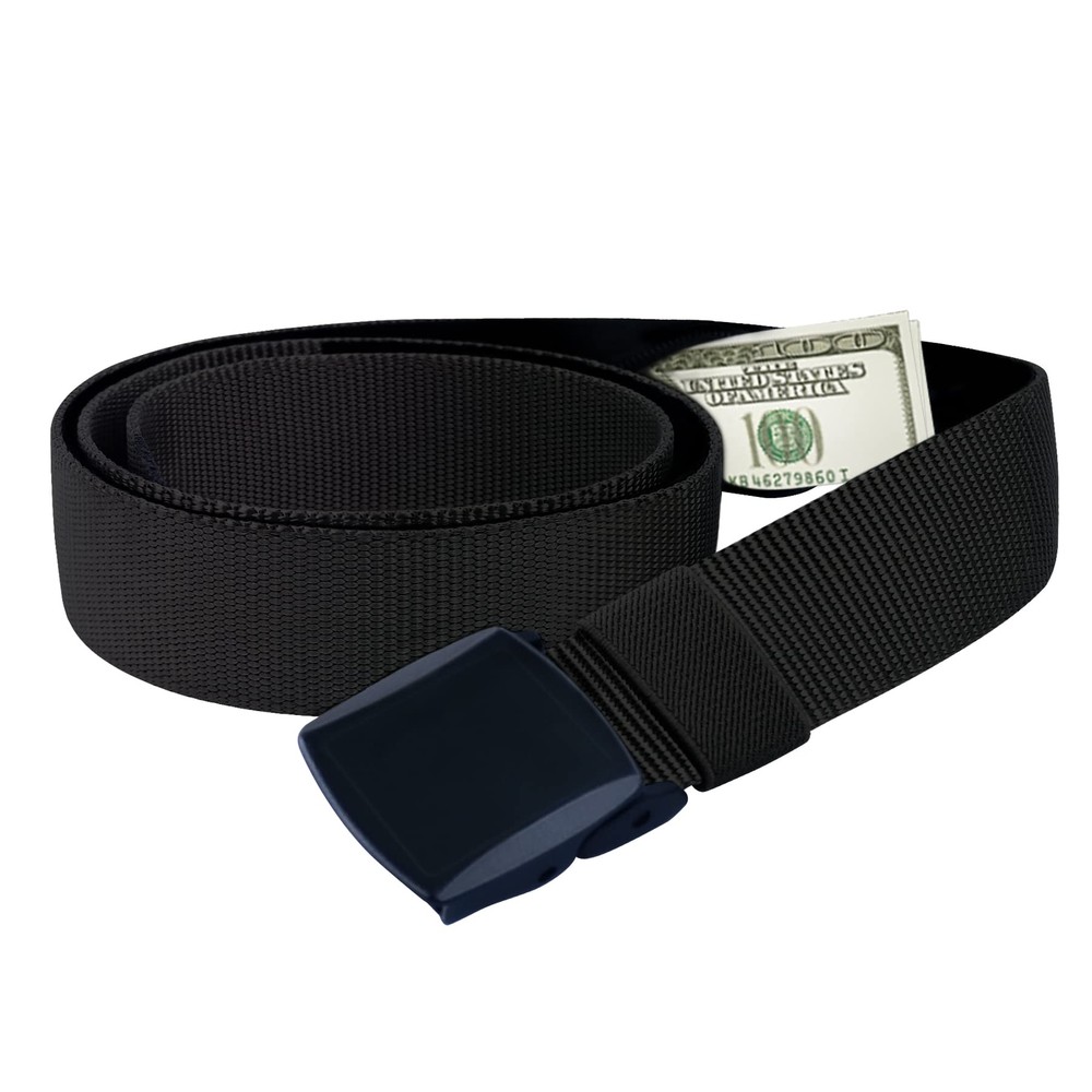 Nylon Money Belts for Men 1.5inch Military Tactical Belt Adjustable Slide Pla...