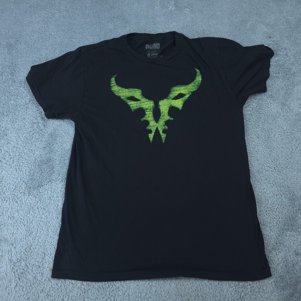 Jinx World Of Warcraft Shirt Mens Medium Black Green Demon Logo Tee Gaming