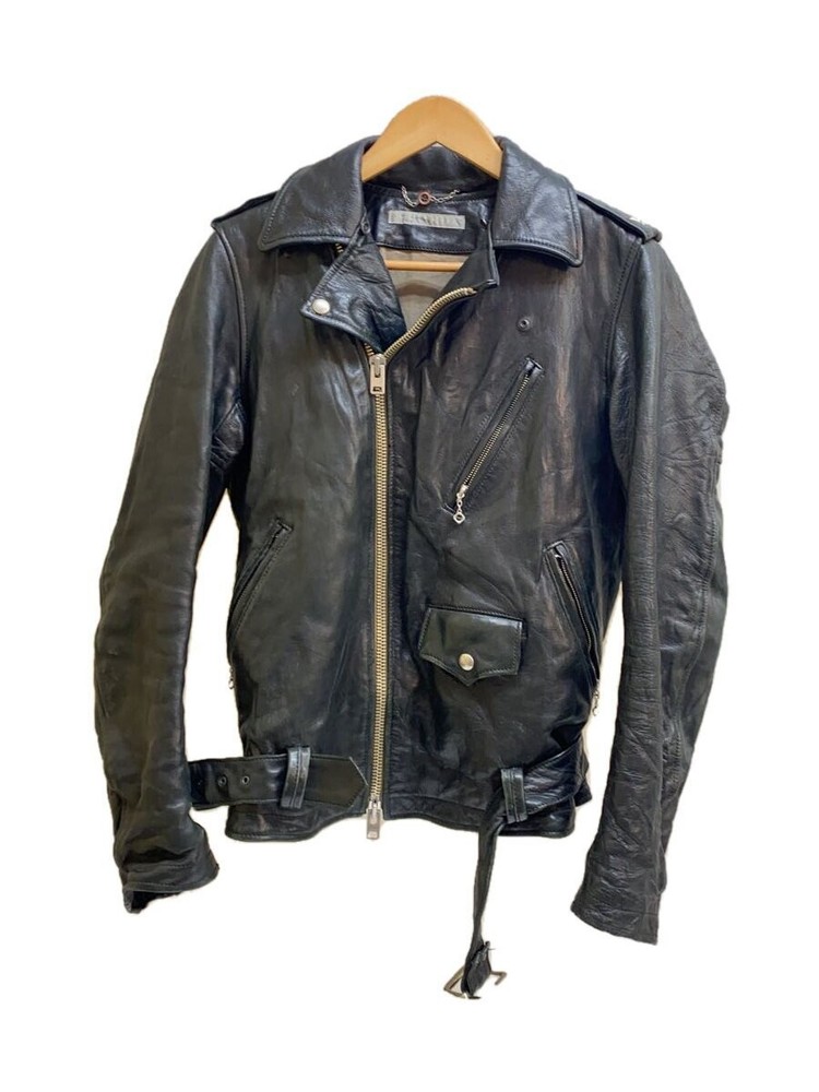 Francist Mor KS Black Horse Leather Blouson Jacket 373