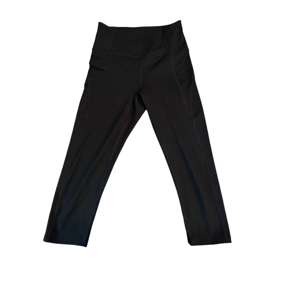 Girlfriend Collective Leggings Womens Small Black Compressive Pocket High Rise