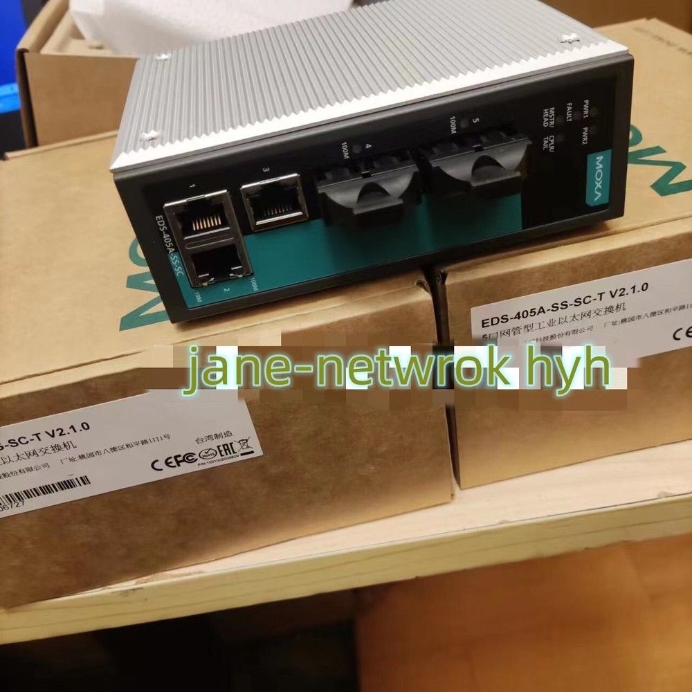 new EDS-405A-SS-SC-T 5port DHL or Fedex with Warranty *vb