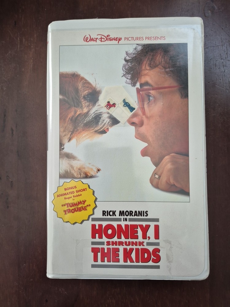 Honey, I Shrunk the Kids (VHS Clam Shell) FREE PICTURE OF GUMBY & POKEY INCLUDED