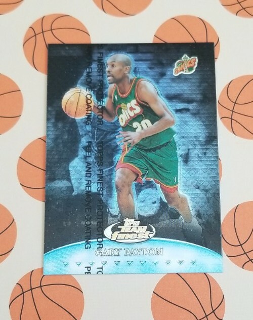 1999-00 Topps Finest - Team Finest Gary Payton #TF15 Blue /1500