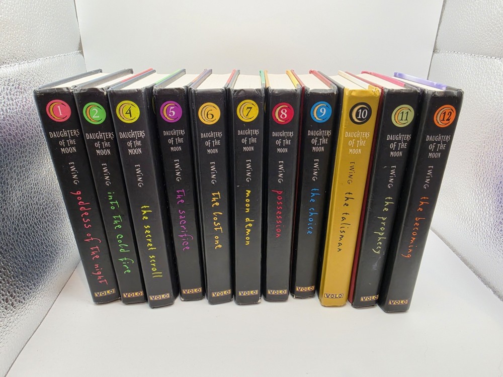 Lot of Daughters of the Moon Lynne Ewing Hardcover Books 1, 2, 4-12