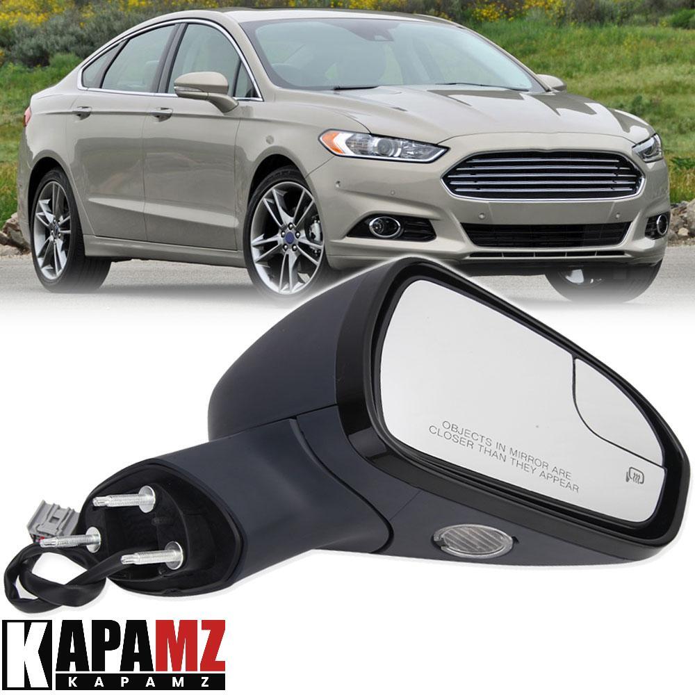 For Ford Fusion 13-16 Power Glass Mirror Right Side Manual Fold Heated Paintable