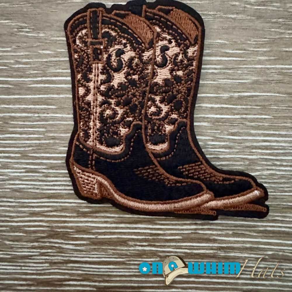 Cowboy Kicks Iron-On Patch